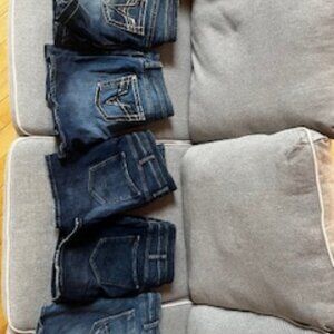 Womens Jean Shorts Silvers Vigoss size 14  32/33 waist